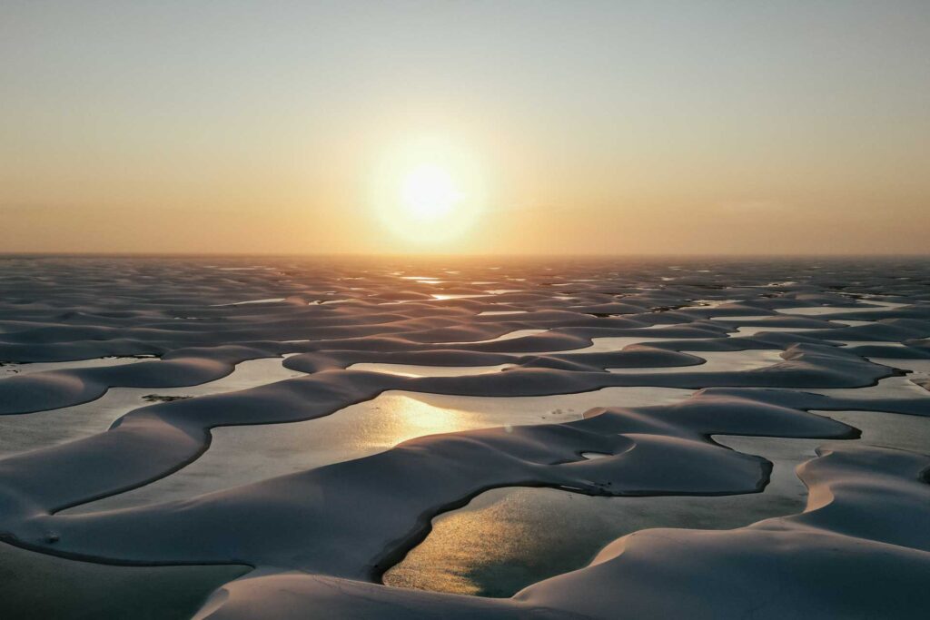 Golden Dawn Over the Dunes & Lagoons