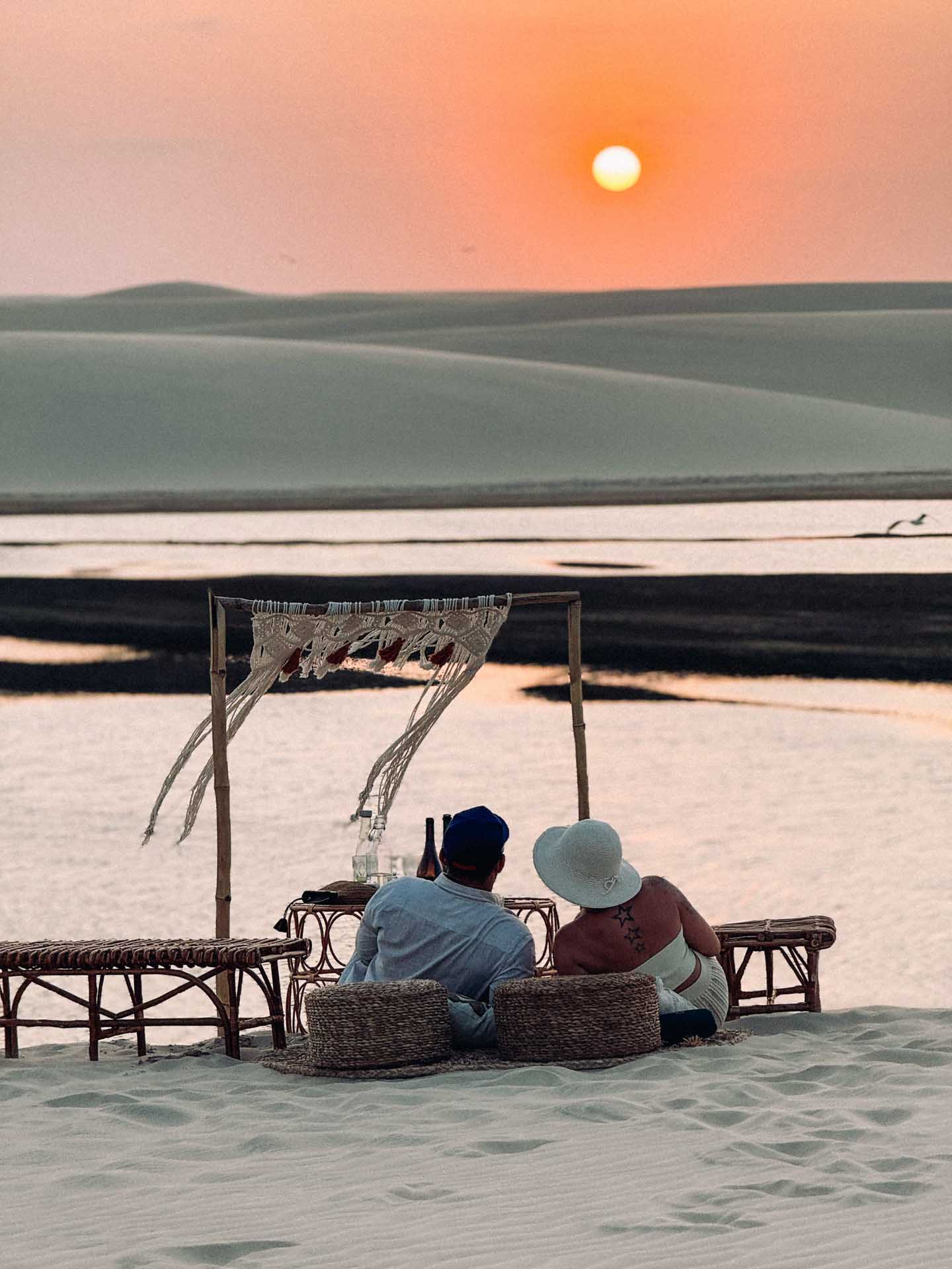 Golden Dawn Over the Dunes & Lagoons