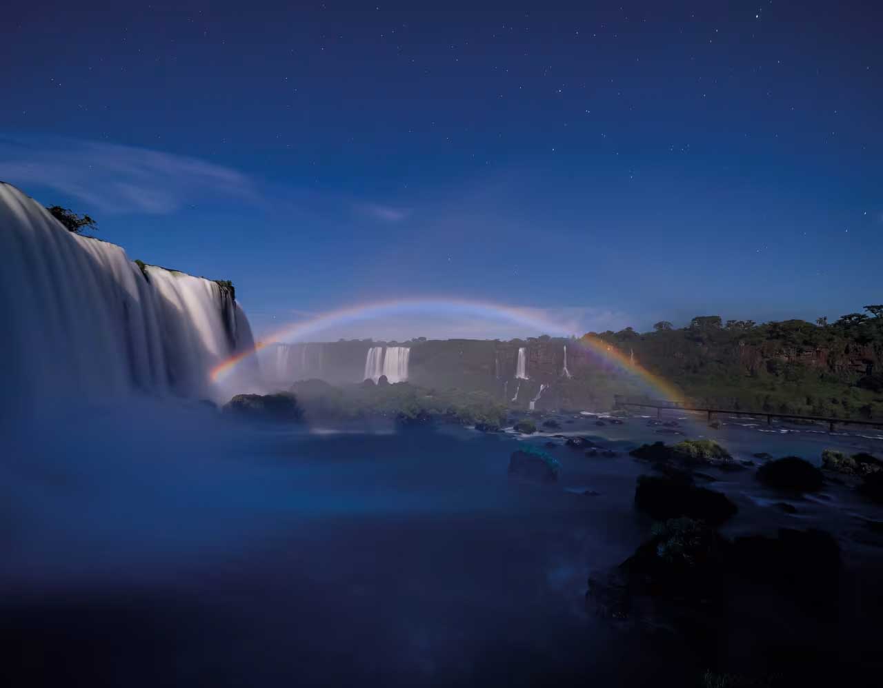 Full Moon at Iguassu Falls with Astronomer