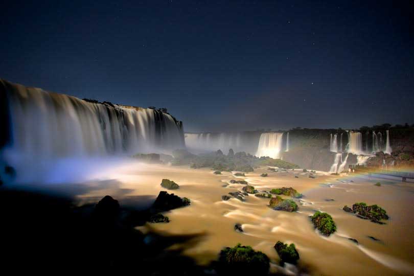 Full Moon at Iguassu Falls with Astronomer